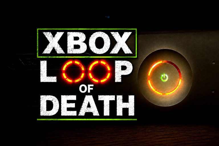 A article thumbnail showing the Red Ring of Death alongside the headline text 'XBOX Loop of Death'.