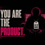 Thumbnail of a player wearing a price tag while gaming, with an article headline stating, 'You are the product'.